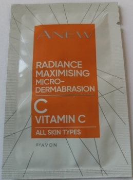 AVON ANEW RADIANCE MAXIMISING Mikrodermabrasion Gesichtspeeling für einen strahlenden Teint  / Probe